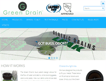 Tablet Screenshot of greendrains.com